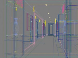 corridor 028 Modello 3D