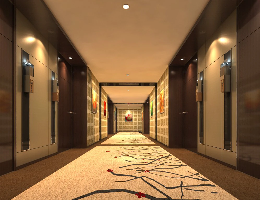 corridor 019 3D Model .c4d .max .obj .3ds .fbx .stl .blend