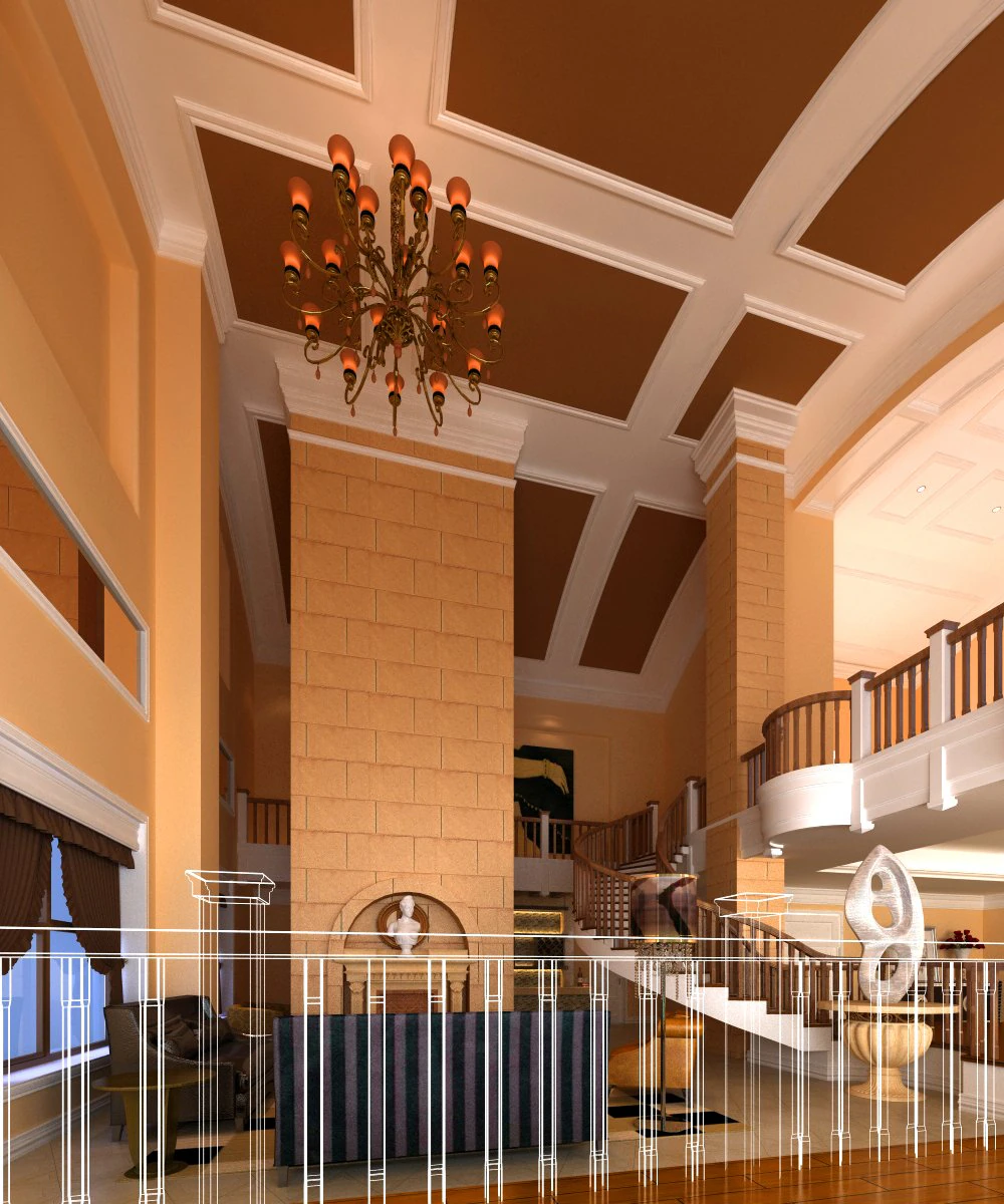 corridor 011 3D Model .c4d .max .obj .3ds .fbx .stl .blend 