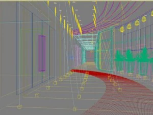 corridor 004 3D Model