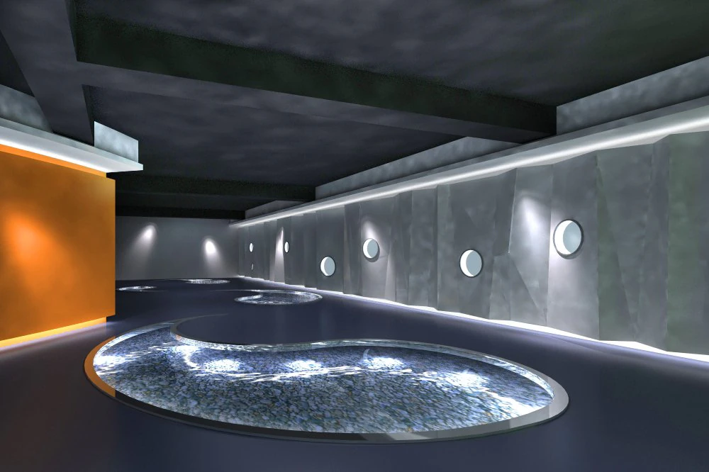 corridor 010 3D Model .c4d .max .obj .3ds .fbx .stl .blend 