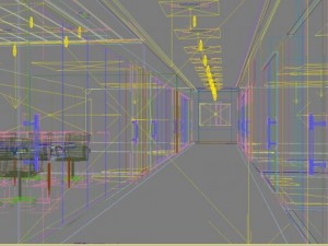 corridor 007 Modello 3D
