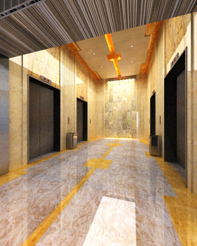 elevator space 004 3D 모델 .c4d .max .obj .3ds .fbx .stl .blend 