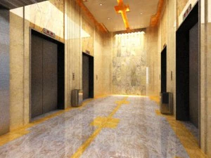 espacio del ascensor 004 Modelo 3D