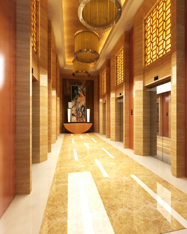 elevator space 005 3D 模型 .c4d .max .obj .3ds .fbx .stl .blend 