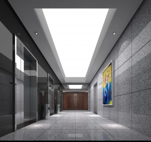 elevator space 010 3D मॉडल .c4d .max .obj .3ds .fbx .stl .blend 