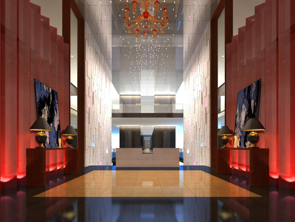 lobby 062 3D Model .c4d .max .obj .3ds .fbx .stl .blend 