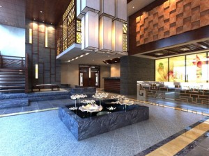 lobby 008 Modelo 3D