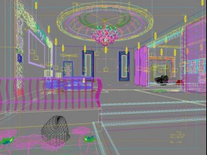lobby 035 Modelo 3D