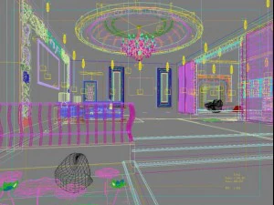 lobby 035 3D Model