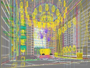 lobby 033 Model 3D