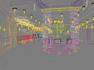 lobby 017 3D Model