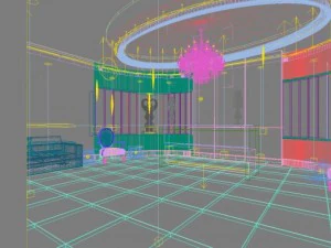 lobby 002 3D Model