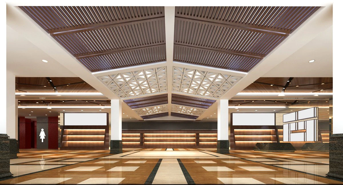 lobby 060 3D Model .c4d .max .obj .3ds .fbx .stl .blend 