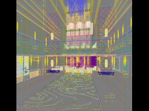lobby 023 Model 3D