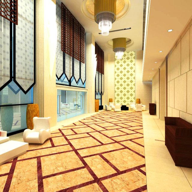 lobby 021 Model 3D .c4d .max .obj .3ds .fbx .stl .blend 