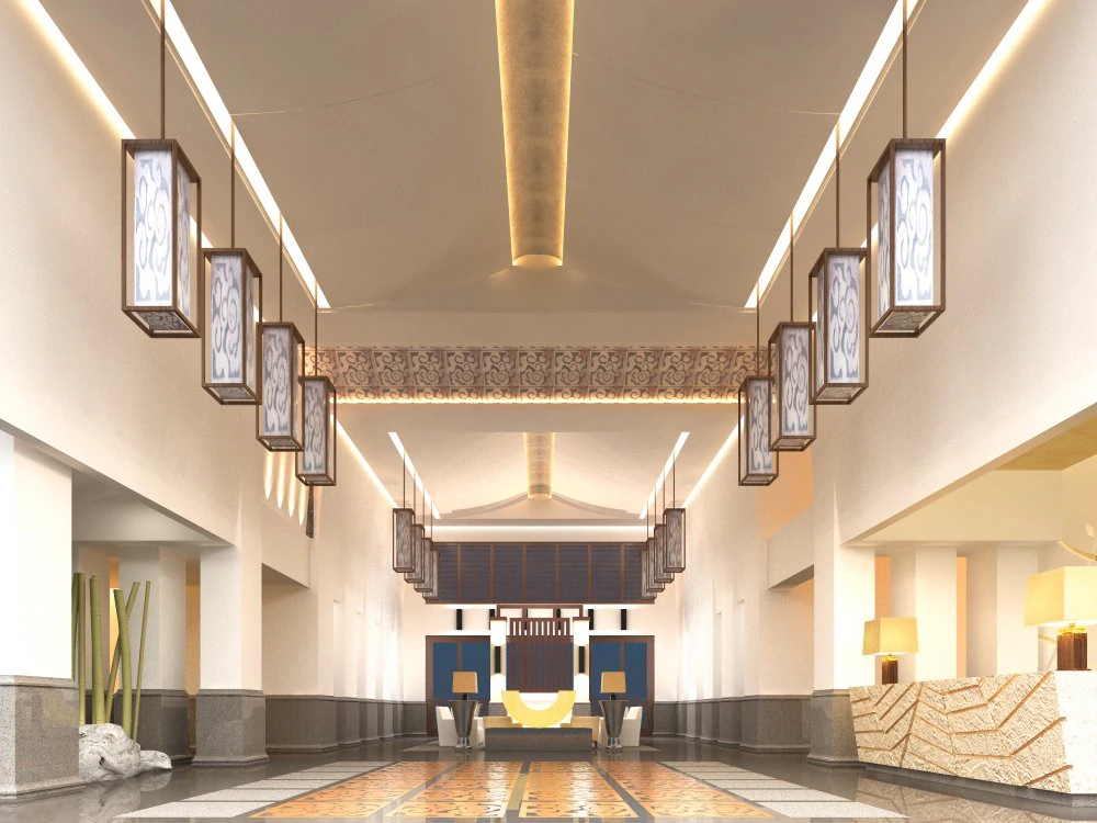 lobby 053 3D Model .c4d .max .obj .3ds .fbx .stl .blend 