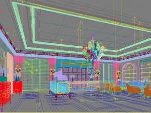 lobby 003 Modelo 3D