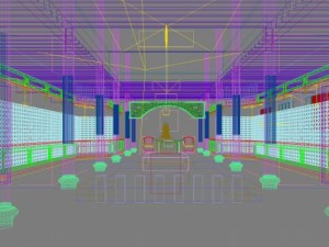 lobby 028 Model 3D