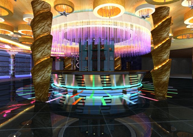 lobby 036 3D Модель .c4d .max .obj .3ds .fbx .stl .blend 