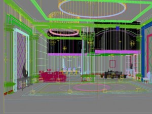 lobby 004 Model 3D