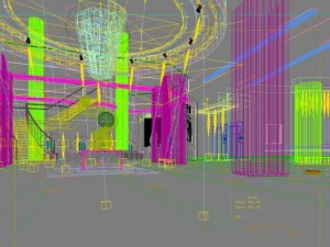 lobby 018 3D Model