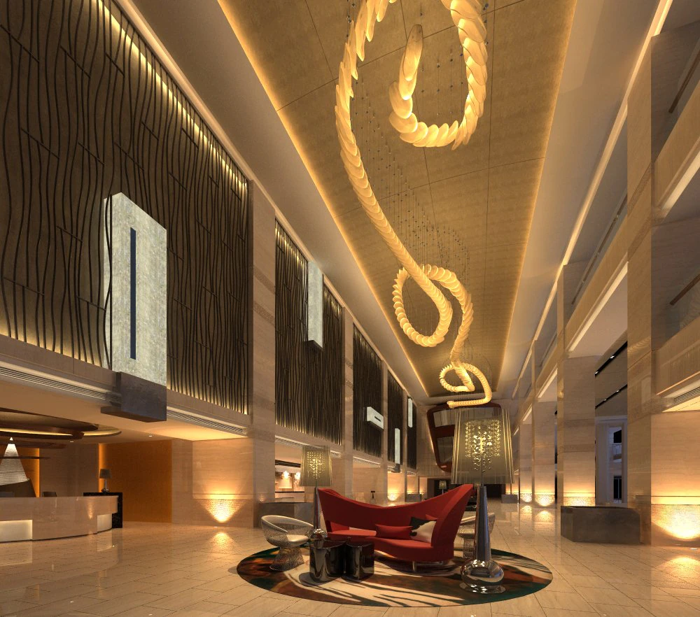 lobby 090 3D Model .c4d .max .obj .3ds .fbx .stl .blend
