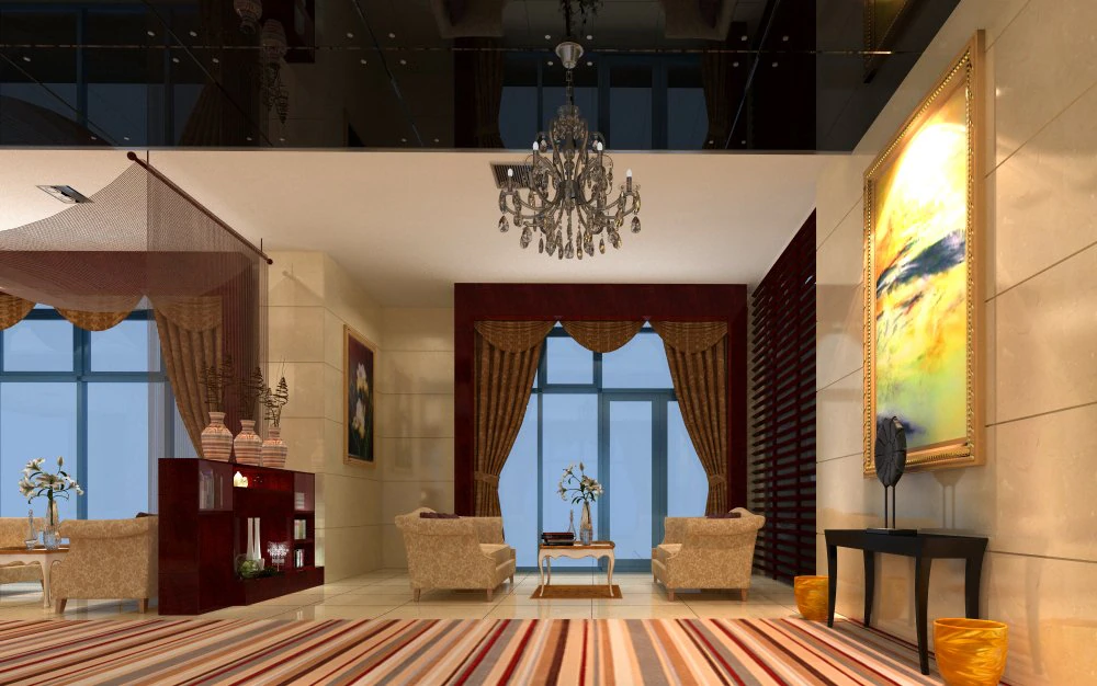 lobby 085 3D Model .c4d .max .obj .3ds .fbx .stl .blend 
