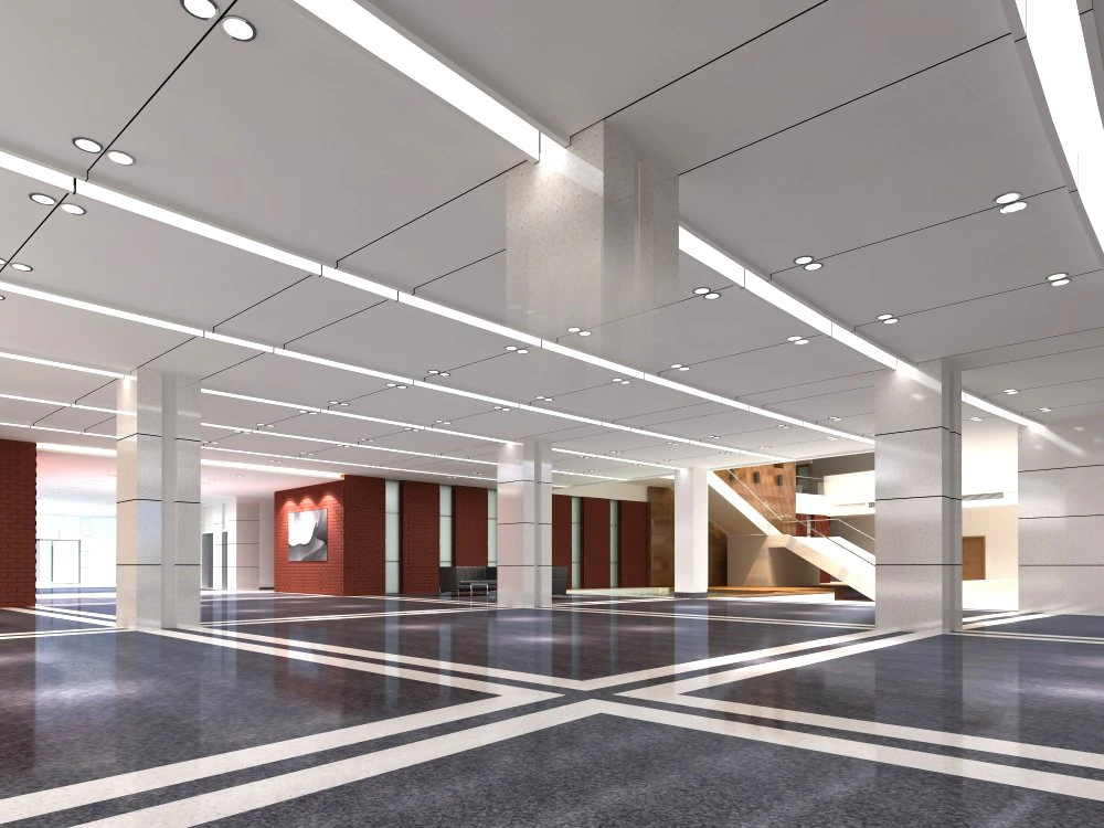 lobby 092 3D Model .c4d .max .obj .3ds .fbx .stl .blend 