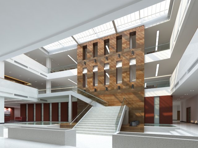 lobby 093 Modèle 3D .c4d .max .obj .3ds .fbx .stl .blend 