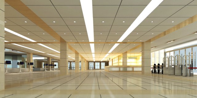 lobby 104 3D-Modell .c4d .max .obj .3ds .fbx .stl .blend 