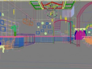 lobby 068 Modello 3D