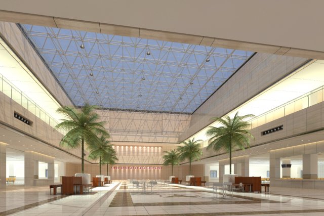 lobby 073 3D Model .c4d .max .obj .3ds .fbx .stl .blend 