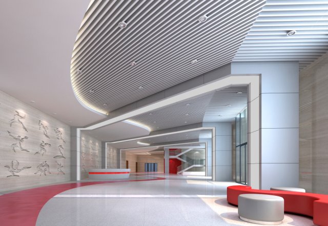 lobby 071 3D-Modell .c4d .max .obj .3ds .fbx .stl .blend 