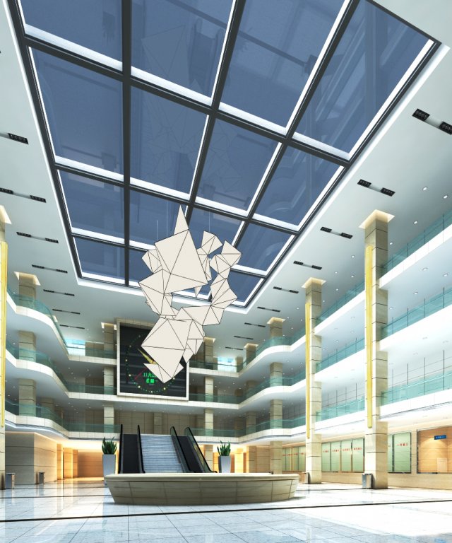 lobby 098 Model 3D .c4d .max .obj .3ds .fbx .stl .blend 