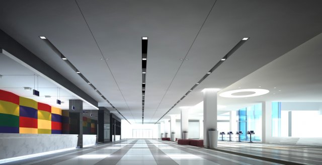 lobby 080 Modello 3D .c4d .max .obj .3ds .fbx .stl .blend 