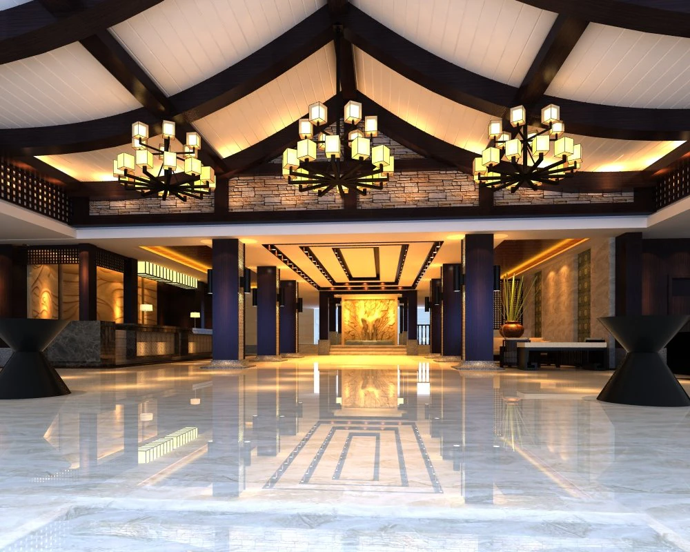 lobby 091 3D Model .c4d .max .obj .3ds .fbx .stl .blend