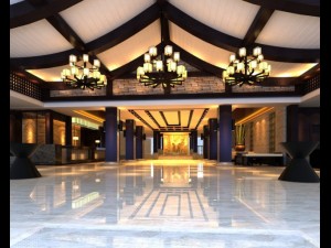 lobby 091 Model 3D