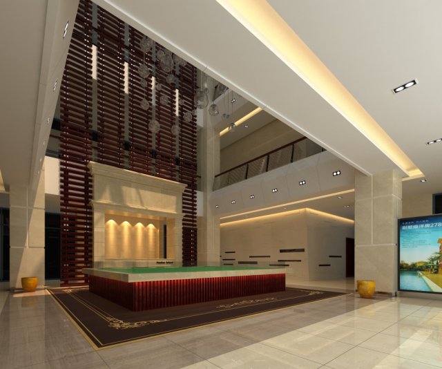 lobby 109 3Dモデル .c4d .max .obj .3ds .fbx .stl .blend 