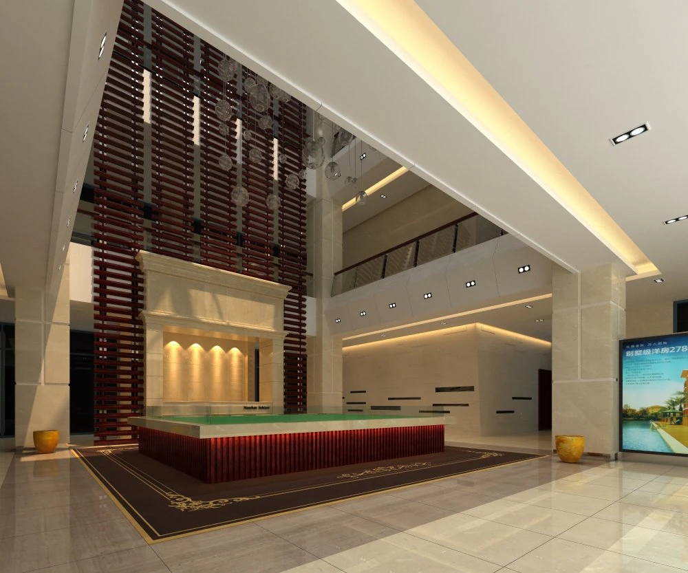 lobby 109 3D Model .c4d .max .obj .3ds .fbx .stl .blend