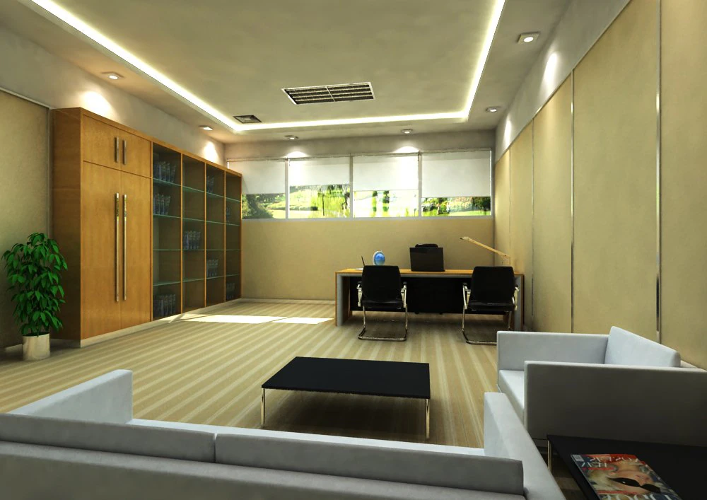 office 017 3D Model .c4d .max .obj .3ds .fbx .stl .blend 