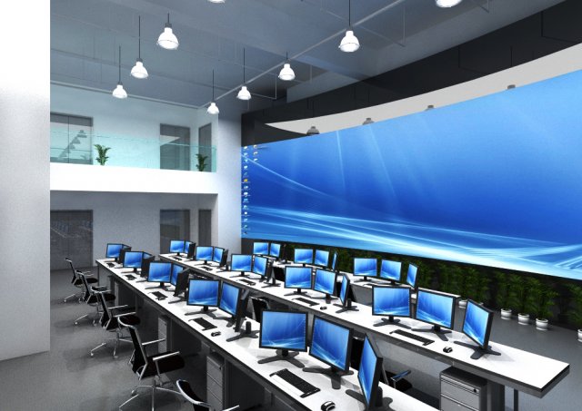 office 010 3D Model .c4d .max .obj .3ds .fbx .stl .blend 