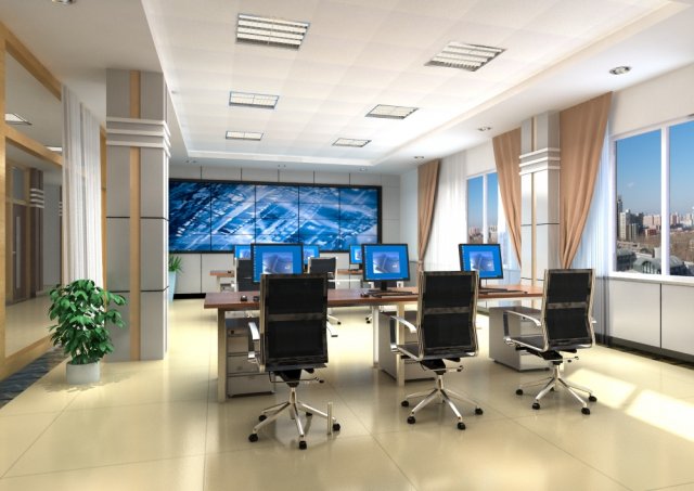 office 029 Modello 3D .c4d .max .obj .3ds .fbx .stl .blend 