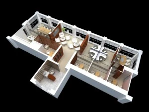 офис 050 3D Модель