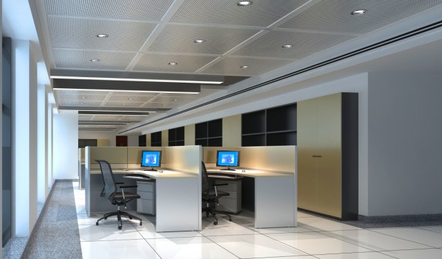 office 043 3D 模型 .c4d .max .obj .3ds .fbx .stl .blend 