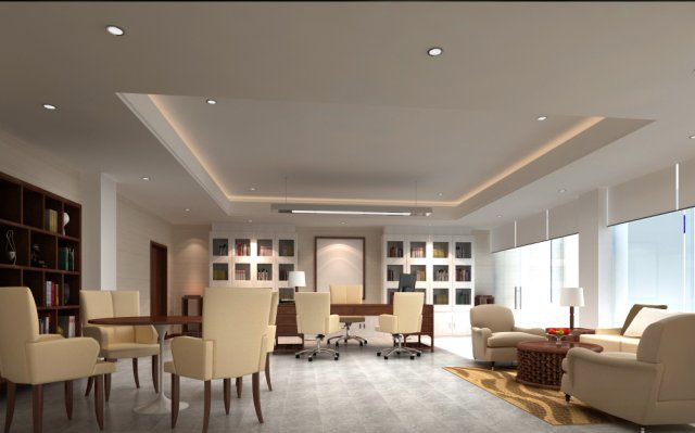 office 061 Modèle 3D .c4d .max .obj .3ds .fbx .stl .blend