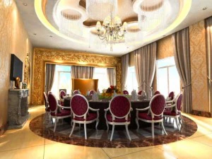 ресторанные помещения 002 3D Модель