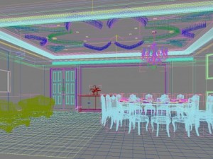 restaurant spaces 009 Model 3D