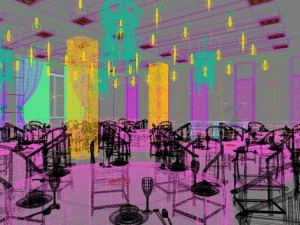 restaurant spaces 004 3D Model