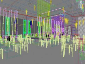 restaurant spaces 013 3D Model